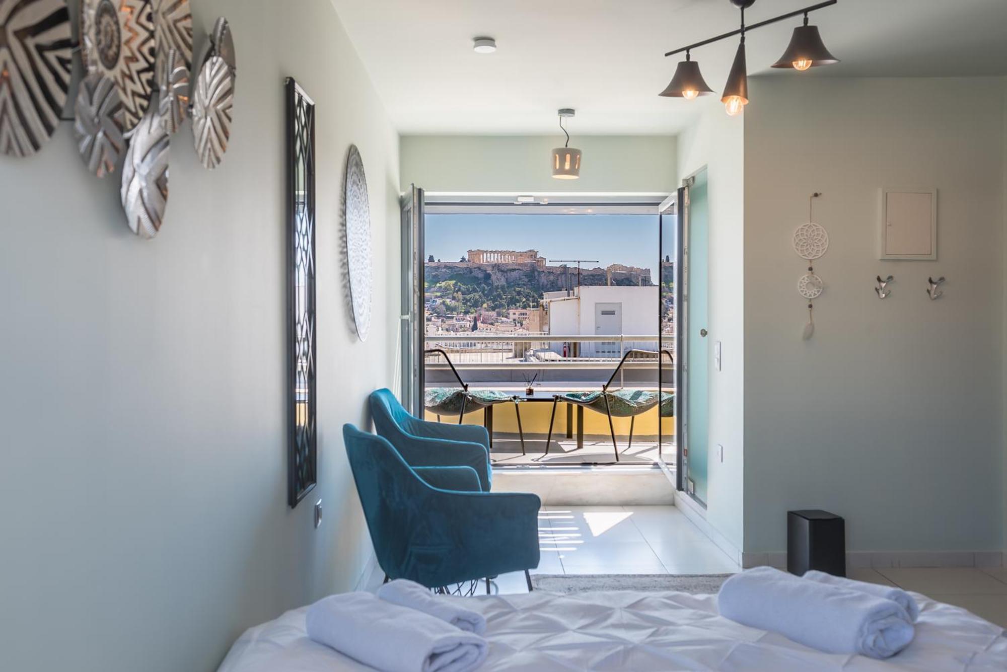 Acropolis View Mini Sky Suite & Hot Tub Athen Eksteriør bilde