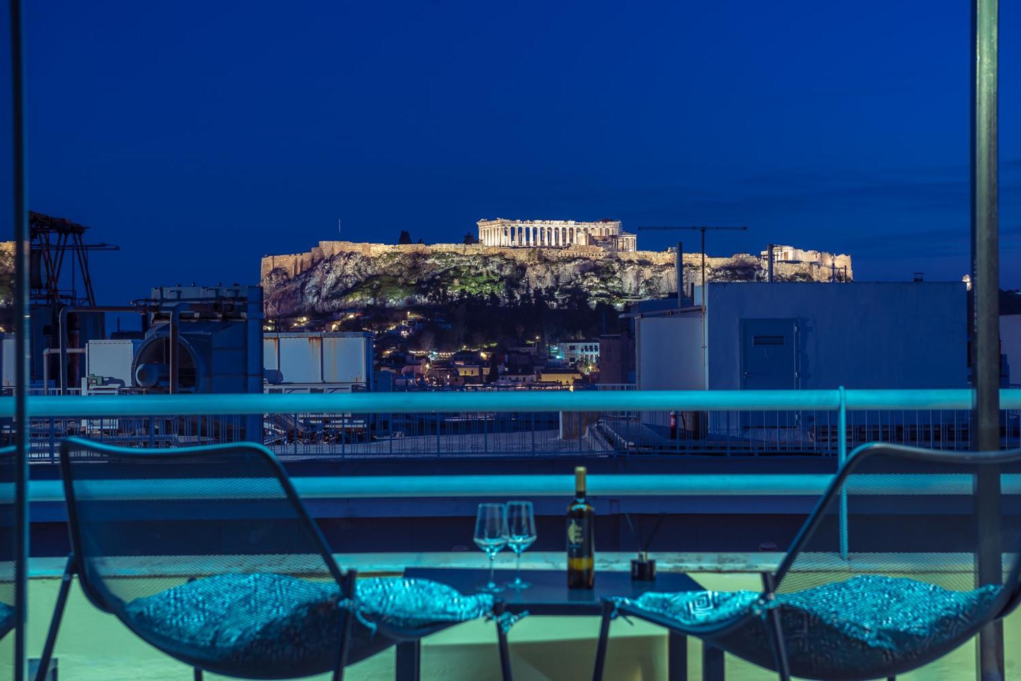 Acropolis View Mini Sky Suite & Hot Tub Athen Eksteriør bilde