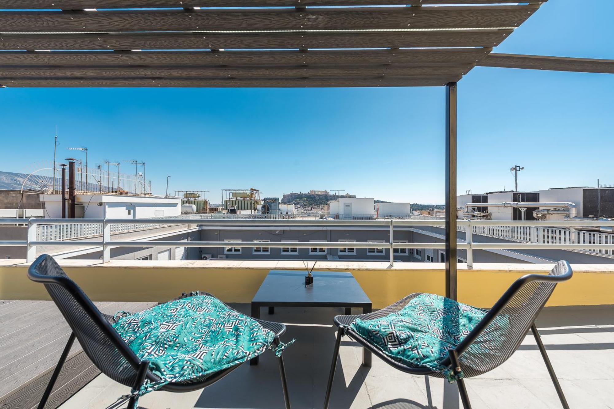 Acropolis View Mini Sky Suite & Hot Tub Athen Eksteriør bilde