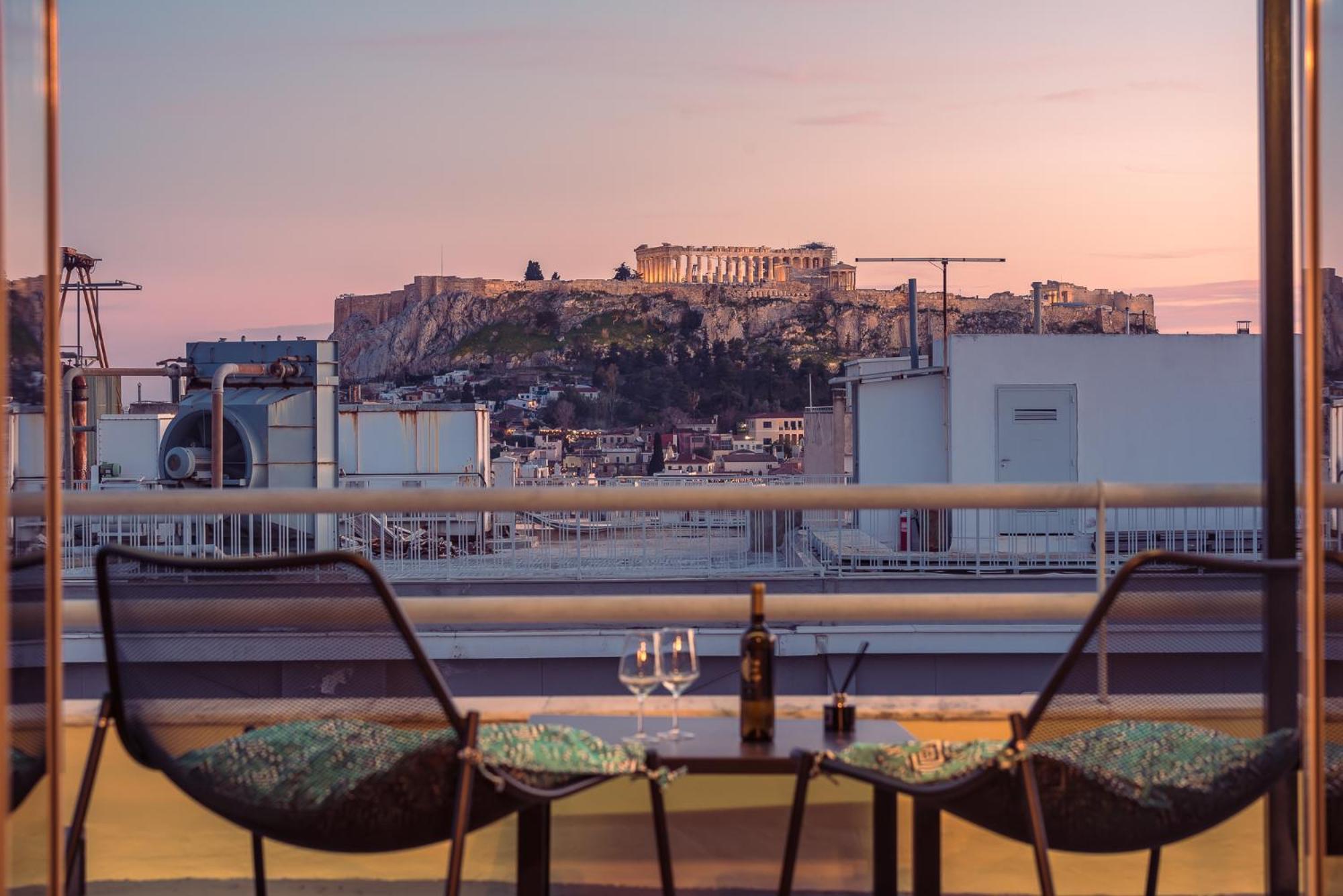 Acropolis View Mini Sky Suite & Hot Tub Athen Eksteriør bilde