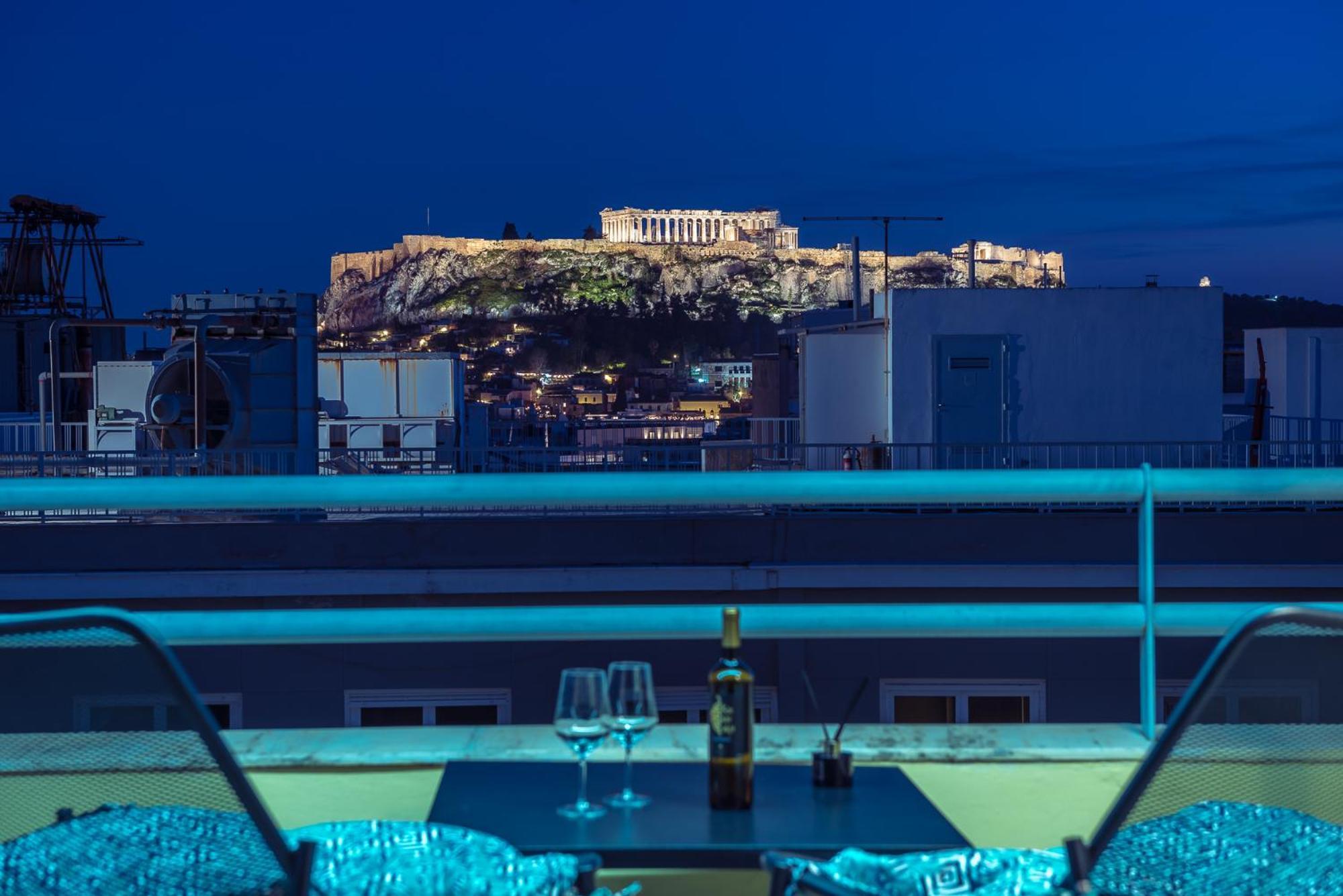 Acropolis View Mini Sky Suite & Hot Tub Athen Eksteriør bilde